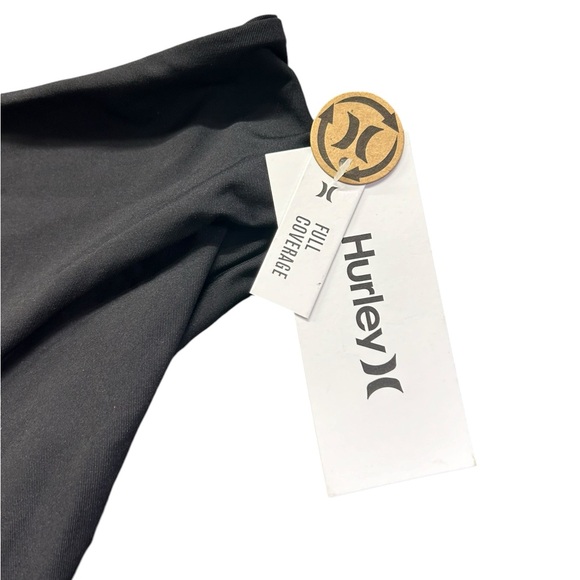 HURLEY womens black full coverage swim bottoms HB1013 size Large NWT - Picture 3 of 8